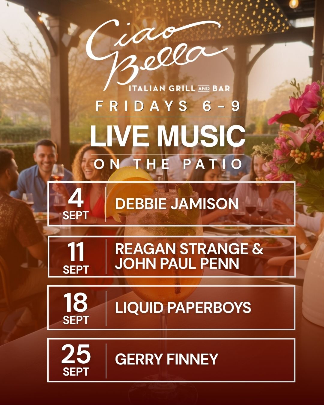 Ciao Bella Music on the Patio Memphis